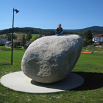 Wackelstein im Kurpark